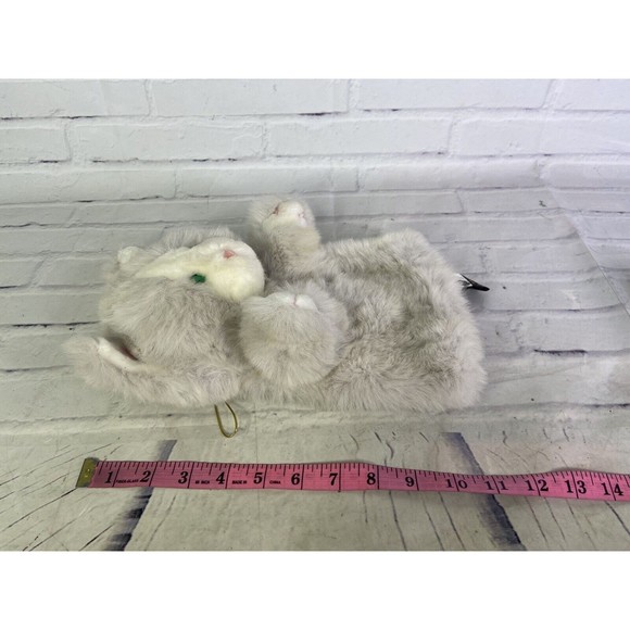 VTG 24K Polar Puff Melissa Puppet Cat Kitten Kitty Special Effects Green Eyes - Picture 12 of 12